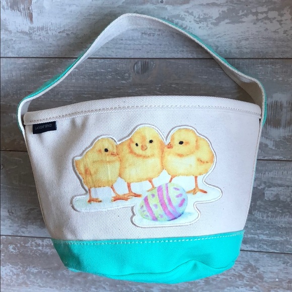 Lands' End Other - Lands’ End Canvas Open Chicks Easter Basket.1944